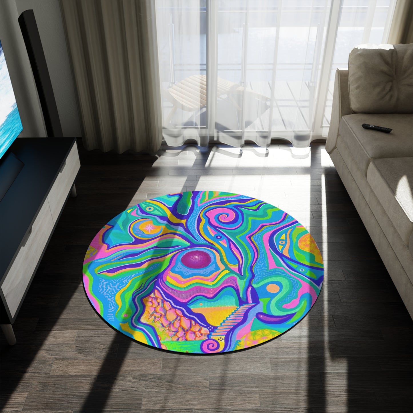 Lucky Charms Round Rug