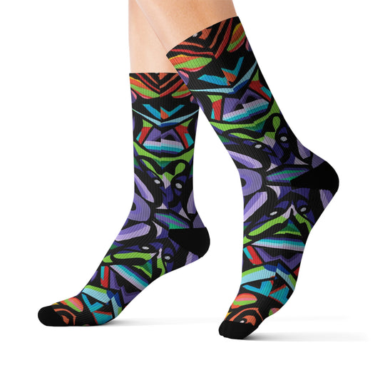 Iron vortex Sublimation Socks