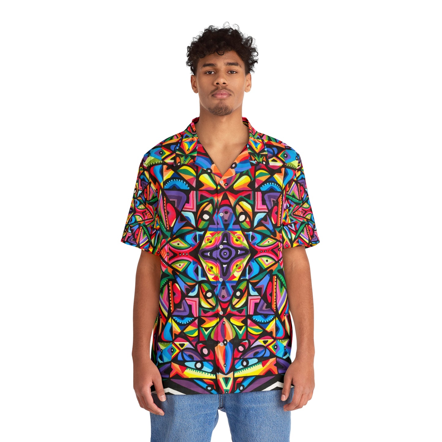 Spirit of growth Men's Hawaiian Shirt (AOP)
