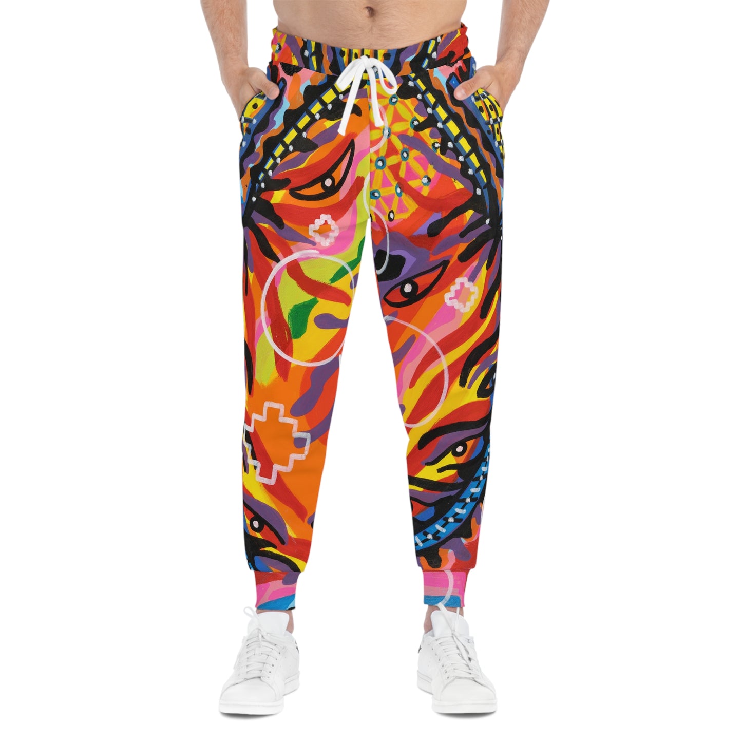 Burning man 24 Athletic Joggers (AOP)