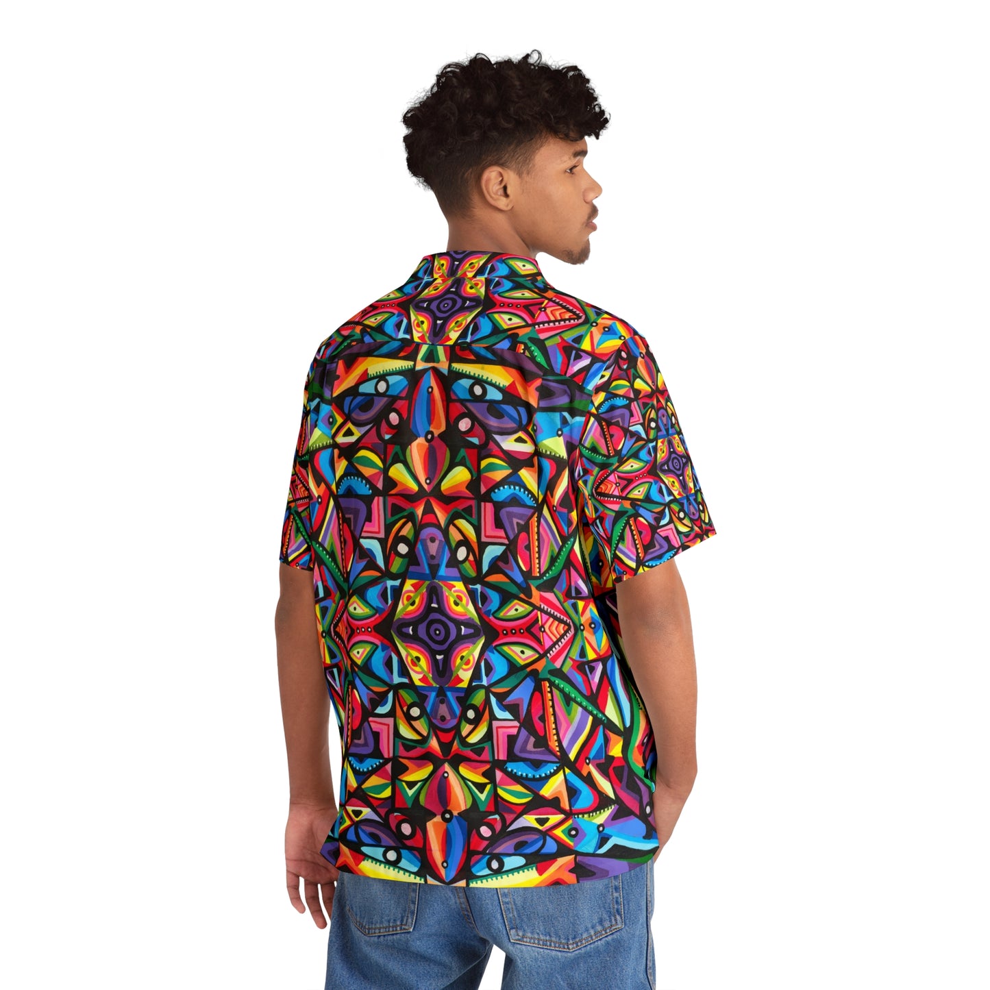 Spirit of growth Men's Hawaiian Shirt (AOP)
