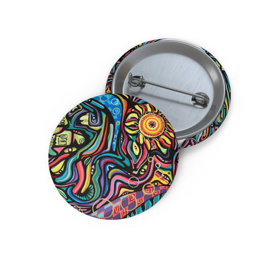 Botones pin personalizados de Iron Sunshine