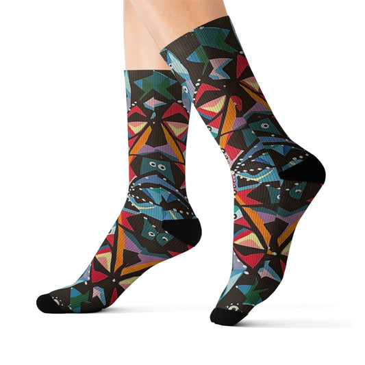 Mandala iron vision Sublimation Socks