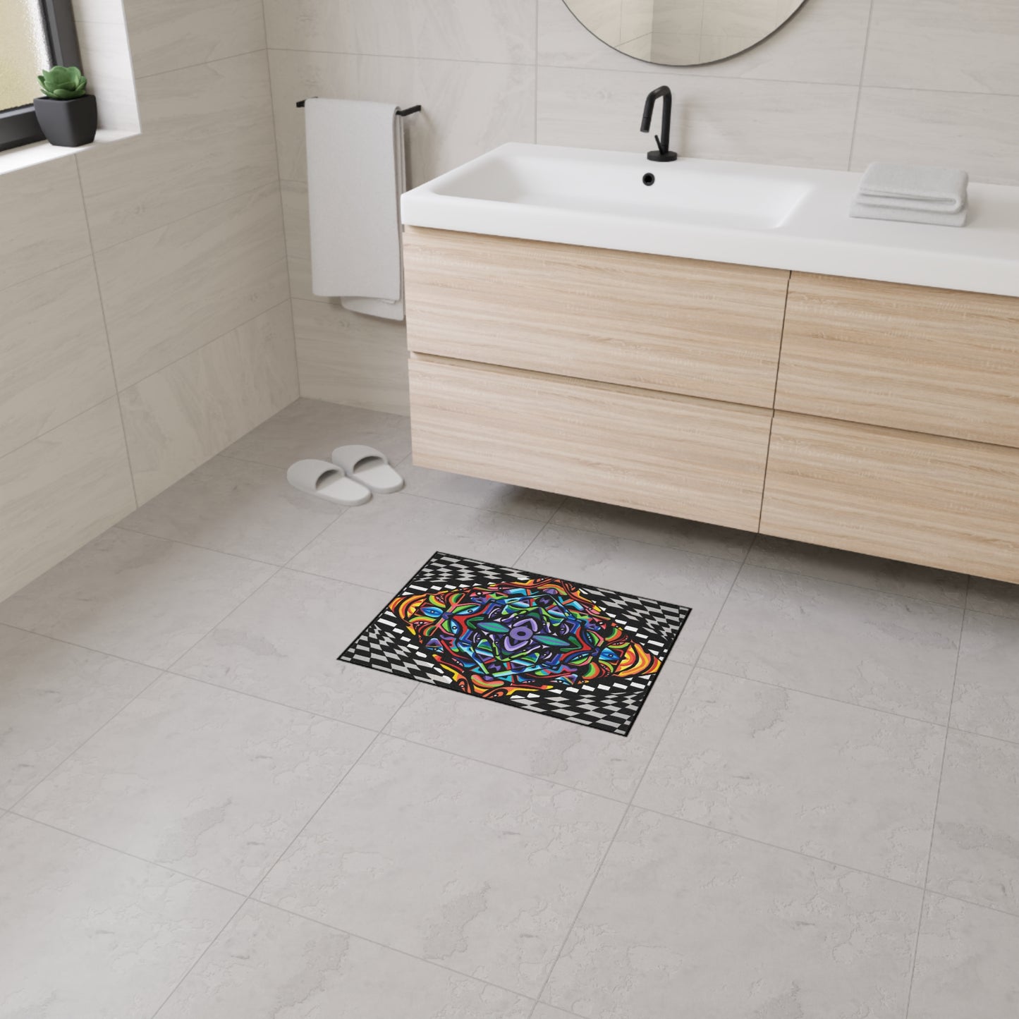 Alfombrilla de suelo resistente Iron Vortex