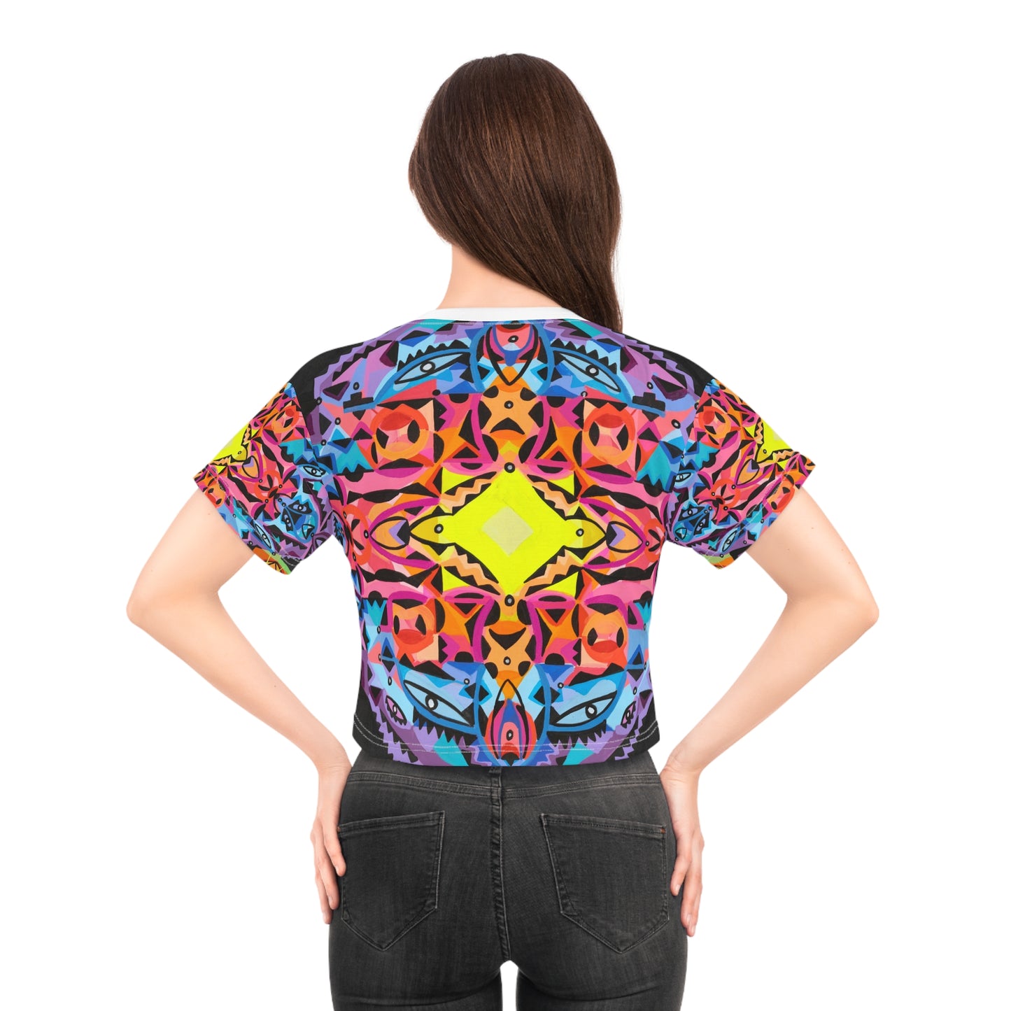 Dream portal Crop Tee (AOP)